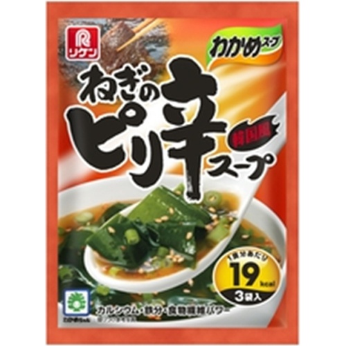 リケン わかめスープ ねぎのピリ辛3袋 商品紹介 お菓子 駄菓子の仕入れや激安ネット通販なら菓子卸問屋タジマヤ