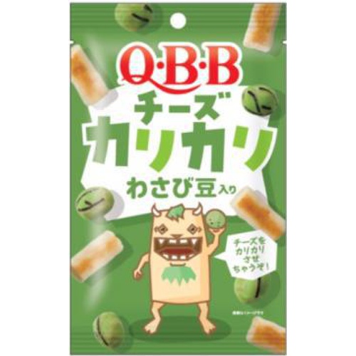 QBB チーズカリカリ わさび豆入り30g