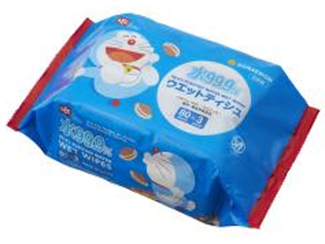 レック ドラえもん ウエットティシュ80枚×3個