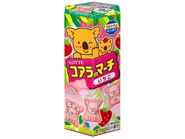 ロッテ コアラのマーチ いちご46g【03/17 新商品】