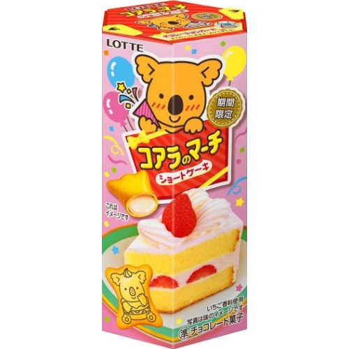 株式会社タジマヤ ロッテ コアラのマーチショートケーキ 48g 株式会社タジマヤ ロッテ コアラのマーチショートケーキ 48g