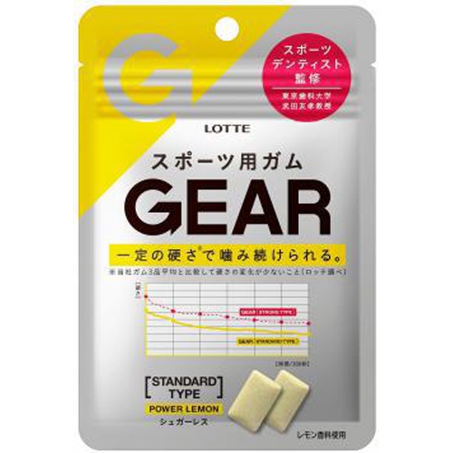 ロッテ GEARスタンダードタイプレモン 21g