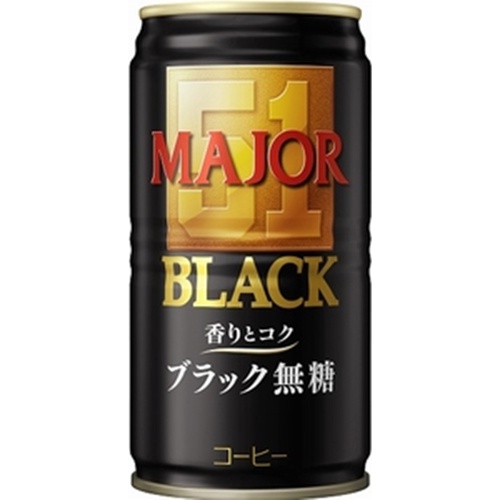 UCC MAJOR香りとコクブラック無糖 185g