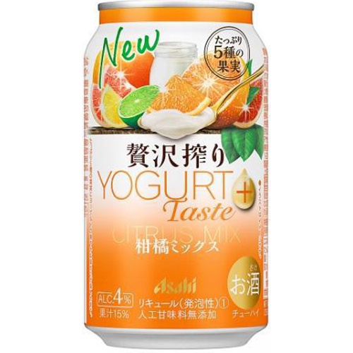 アサヒ 贅沢搾りプラス 柑橘ミックス 350ml