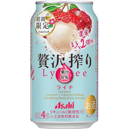 アサヒ 贅沢搾り ライチ 350ml