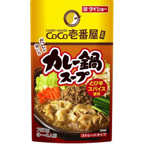 ダイショー CoCo壱番屋カレー鍋スープ 750g