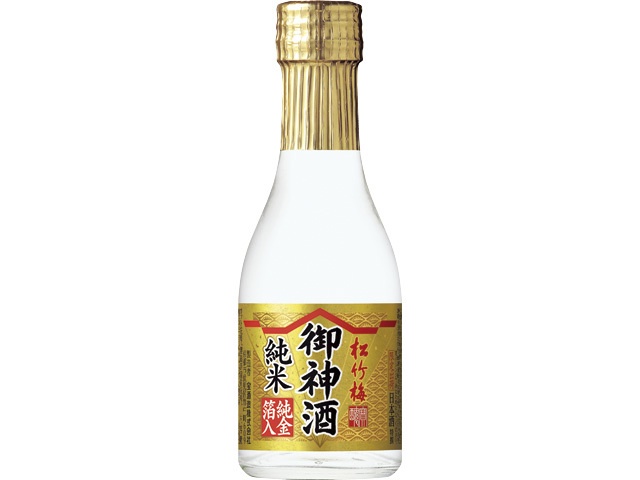特選松竹梅「御神酒」純米純金箔 入 180ml