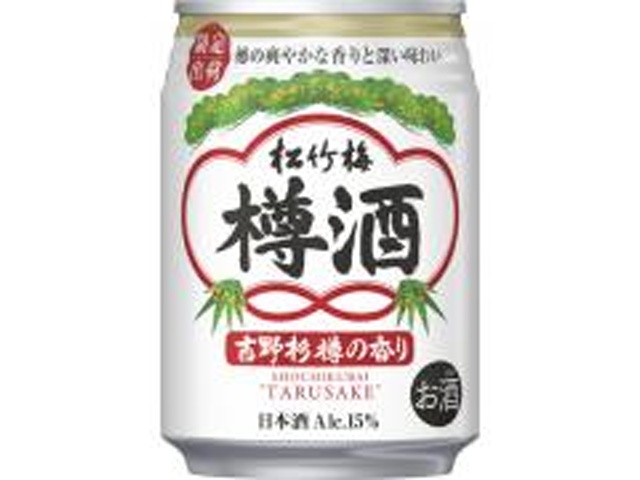 松竹梅「樽酒」250ml缶【10/21 新商品】