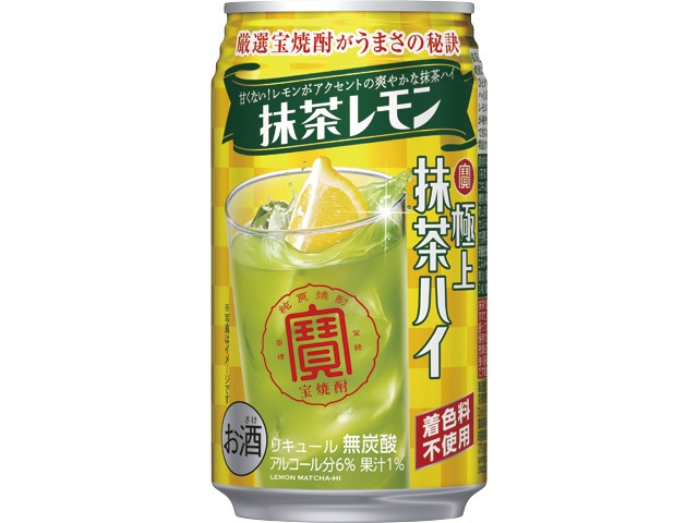 株式会社タジマヤ 宝 極上抹茶ハイ 抹茶レモン350ml