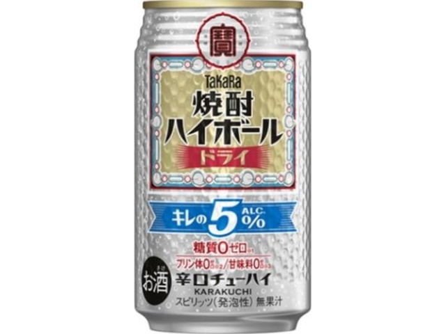 寶 焼酎ハイボール キレの5°〈ドライ〉350ml【09/09 新商品】
