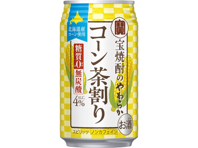 寶 焼酎のやわらかコーン茶割り 335ml【03/17 新商品】