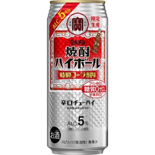 寶 焼酎ハイボール 特製コーラ割り 500ml