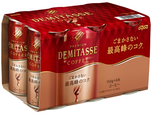ダイドー 6缶パックデミタスコーヒー