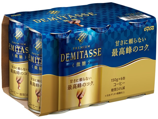 ダイドー 6缶パックデミタス微糖
