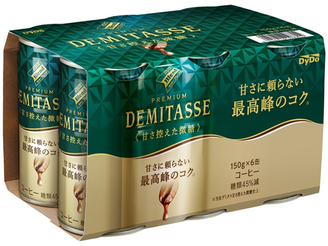 ダイドー 6缶パックデミタス甘さ控えた微糖