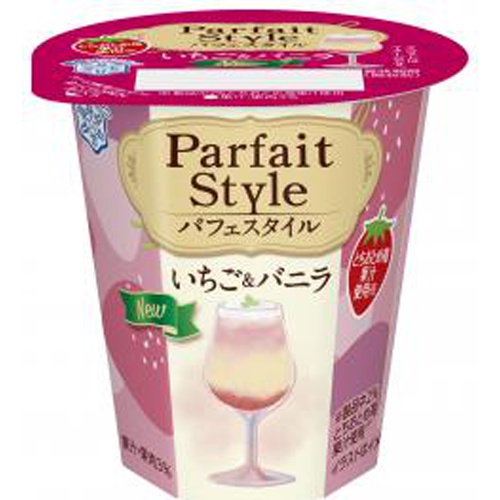 メグミルク パフェスタイル いちご&バニラ 110g