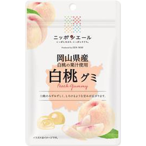 全国農協食品 岡山県産白桃グミ40g