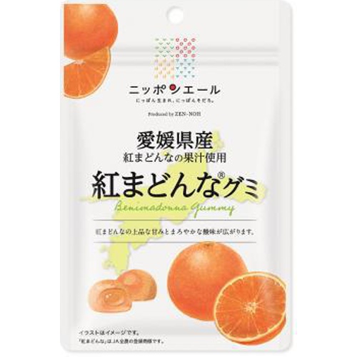 全国農協食品 愛媛県産紅まどんなグミ 40g