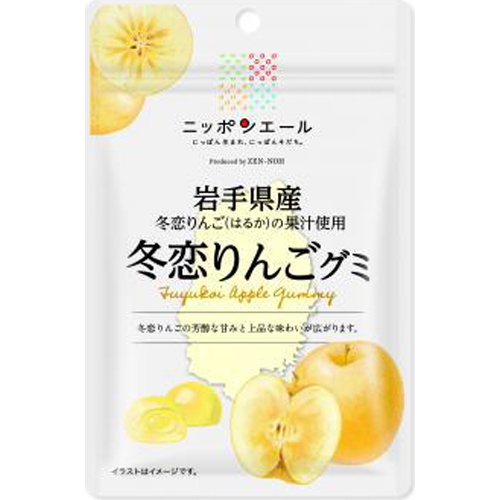 全国農協食品 岩手県産冬恋りんごグミ 40g