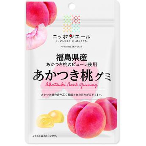 全国農協食品 福島県産あかつき桃グミ 40g