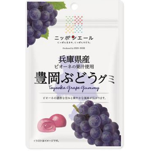 全国農協食品 兵庫県産豊岡ぶどうグミ 40g