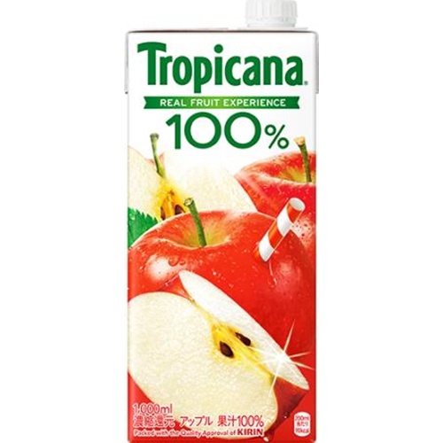 トロピカーナ 100%アップル LL紙1000ml