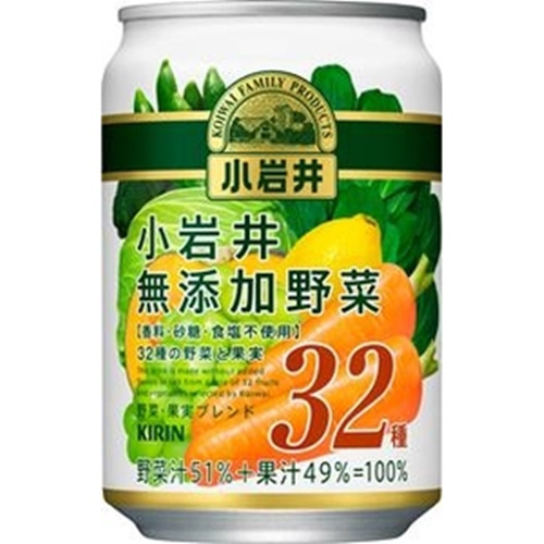 小岩井 無添加野菜32種の野菜と果実 缶280g