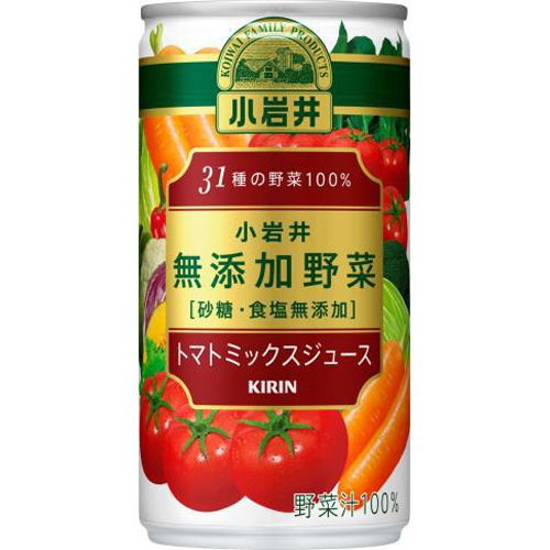 小岩井 無添加野菜31種の野菜100% 缶190g
