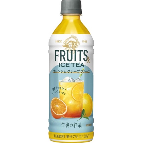 午後の紅茶 オレンジとグレープフルーツP500ml【09/23 新商品】