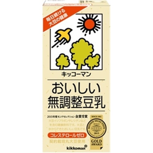 【萬】ソイF おいしい無調整豆乳 1L