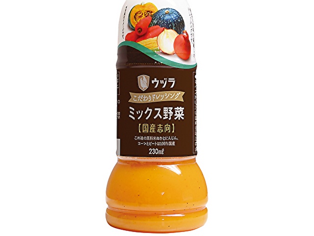 ウヅラ こだわりドレッシングミックス野菜230ml【10/04 新商品】