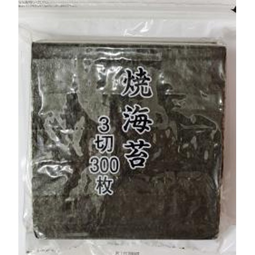金原 韓国産焼海苔 三切300枚(業)
