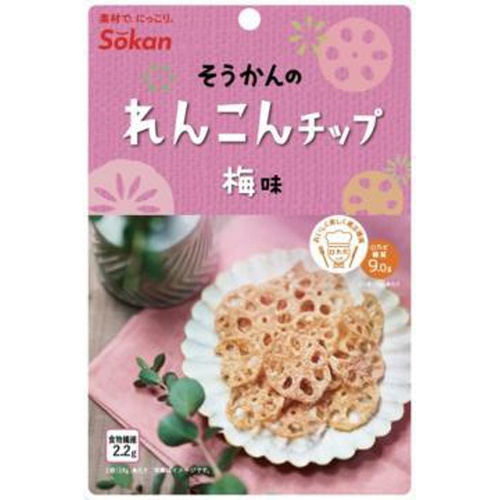 壮関 そうかんのれんこんチップ 梅味 18g