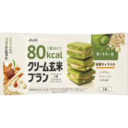 アサヒG クリーム玄米ブラン80KCAL抹茶キ