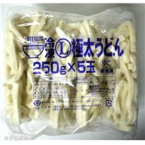 冷凍極太うどん 250g×5玉