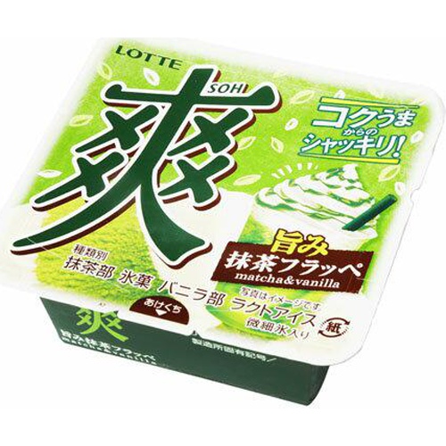 爽 旨み抹茶フラッペ 抹茶&バ 185ml