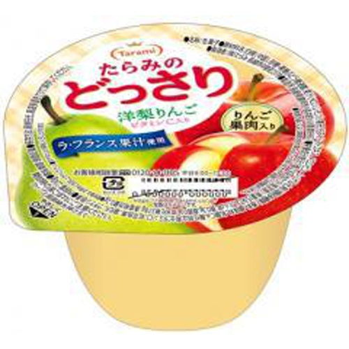 たらみ どっさり洋梨りんご 230g