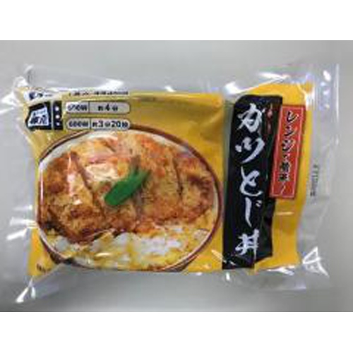 ヨシダ(冷食)レンジふわふわ卵のカツとじ丼210g