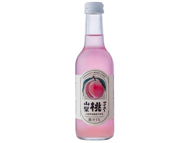 友桝 山梨桃サイダー 瓶245ml【02/20 新商品】