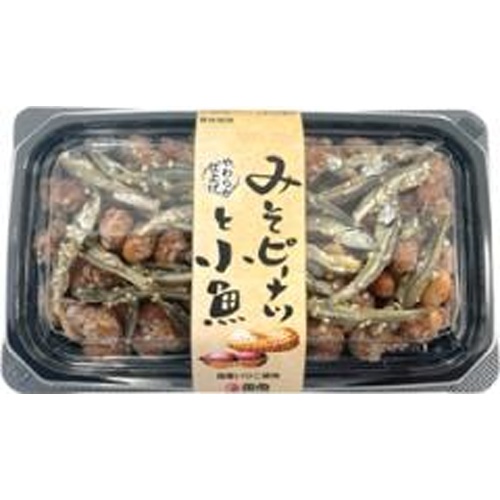 国宝 みそピーナツと小魚 黒88g