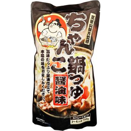 桃宝 芝田山親方監修 ちゃんこ鍋つゆ醤油味750g