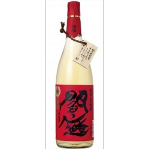 閻魔 樽貯蔵25°麦赤ラベル 1.8L