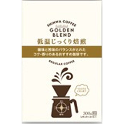 進和 低温じっくり ゴールデンブレンド粉300g【04/24 新商品】