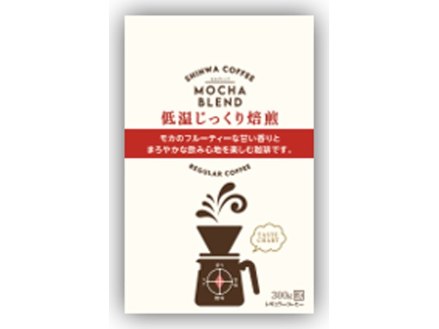 進和 低温じっくりモカブレンド 粉220g【09/25 新商品】