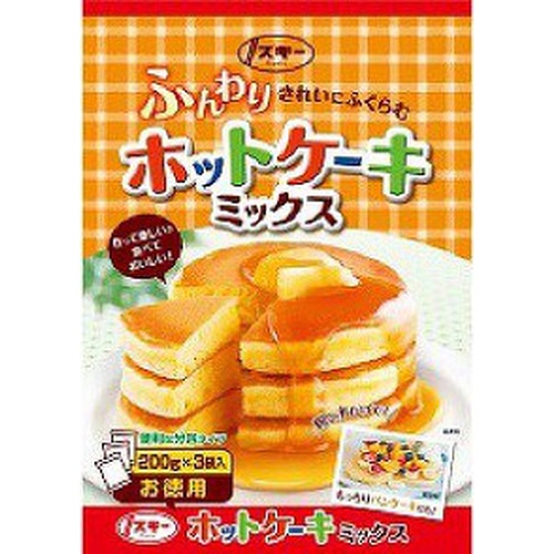 スキー ふんわりホットケーキミックス 200g×3