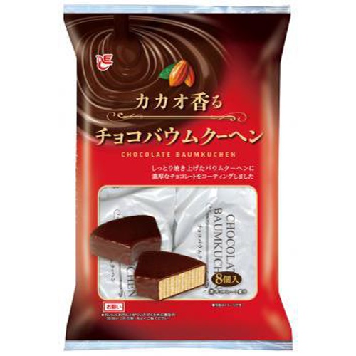 エース カカオ香るチョコバウムクーヘン 8個   商品紹介   お菓子