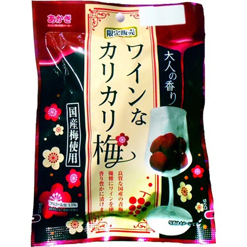 あかぎ ワインなカリカリ梅 70g