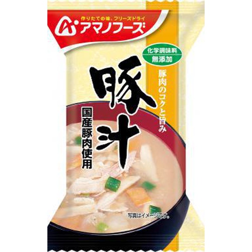 アマノ 化学調味料無添加 豚汁1食