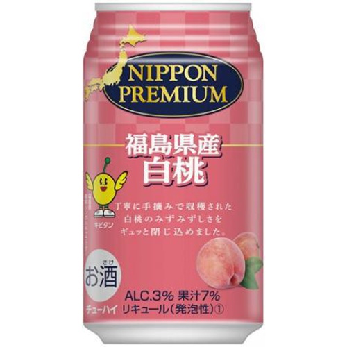 ニッポンプレミアム 福島県産白桃350ml