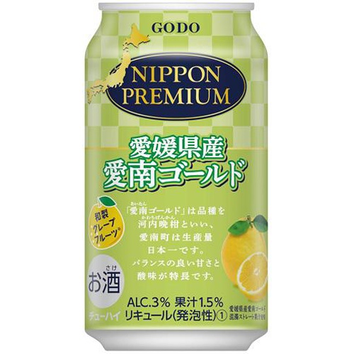 ニッポンプレミアム 愛媛県産愛南ゴールド 350ml